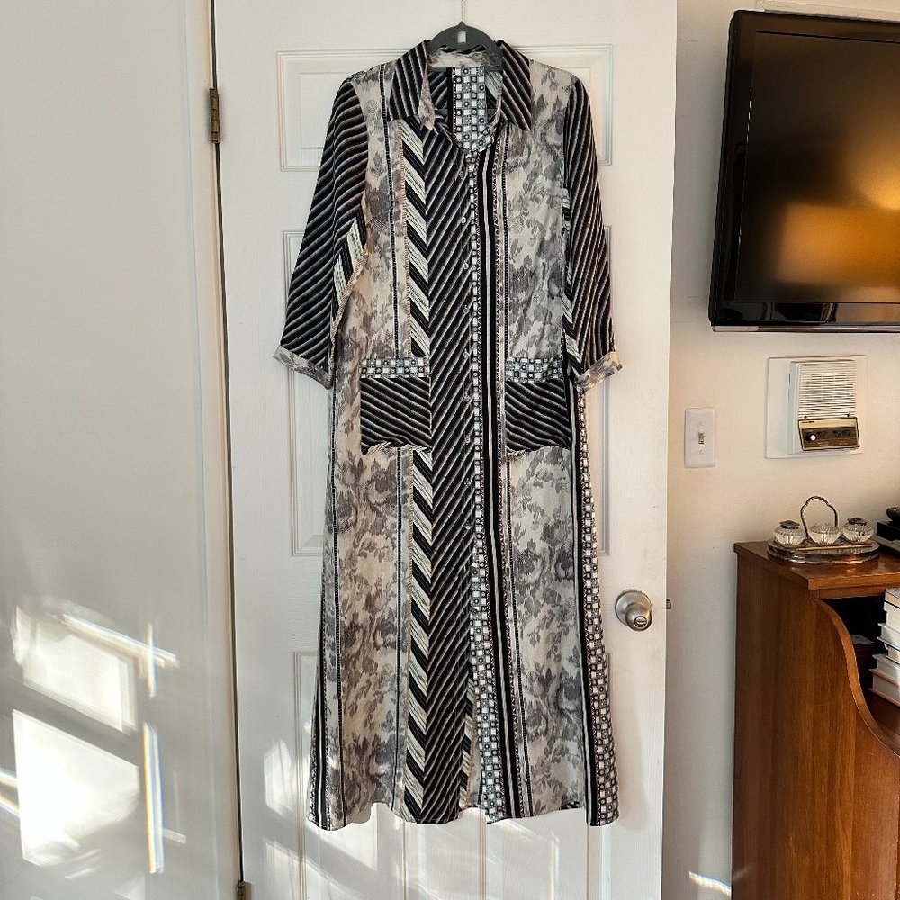 Pierre-Louis Mascia Silk Shirt Dress SZ M - NWT